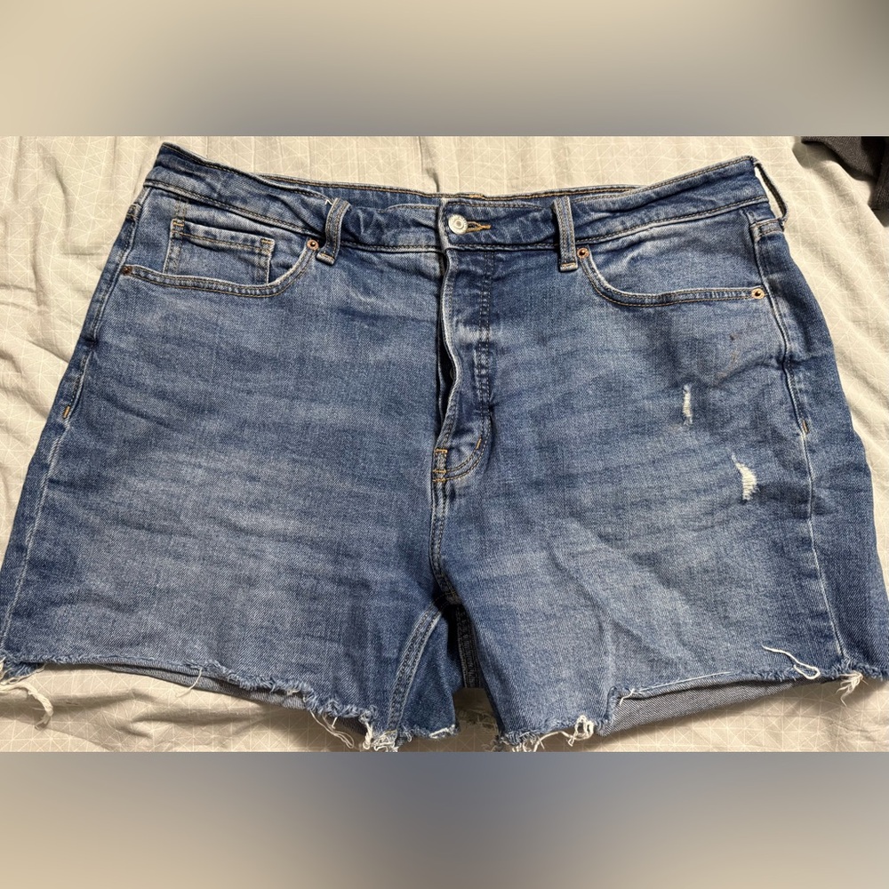 Old Navy Distressed Blue Jean Shorts